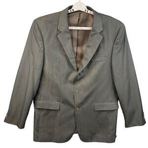 Andrew Fezza Signature Collection Mens Blazer/Sport Coat Poly Blend Size 46 L